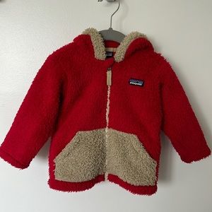 Kids Patagonia furry friends fleece jacket